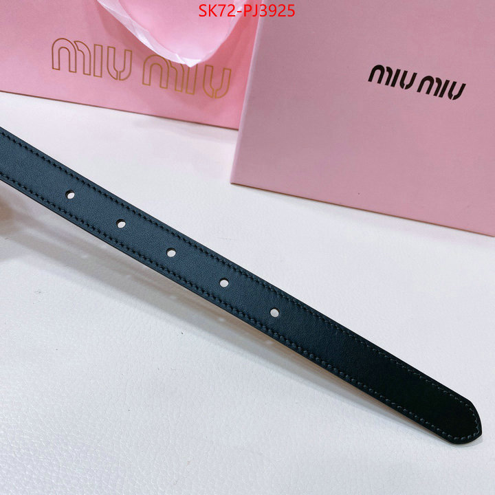 Belts-MIU MIU cheap wholesale ID: PJ3925 $: 72USD