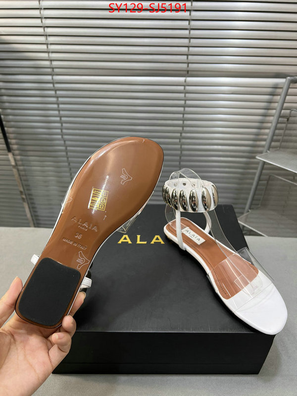 Women Shoes-ALAIA aaaaa+ replica designer ID: SJ5191 $: 129USD