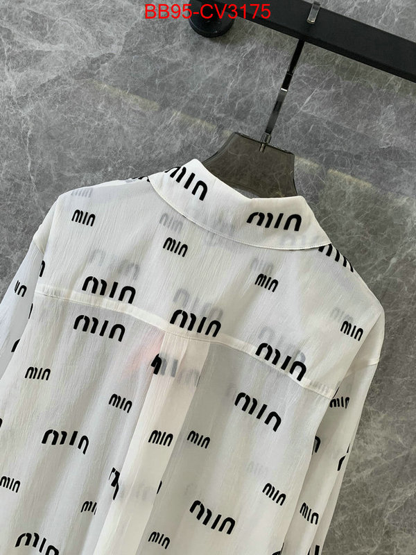 Clothing-MIU MIU designer 1:1 replica ID: CV3175 $: 95USD