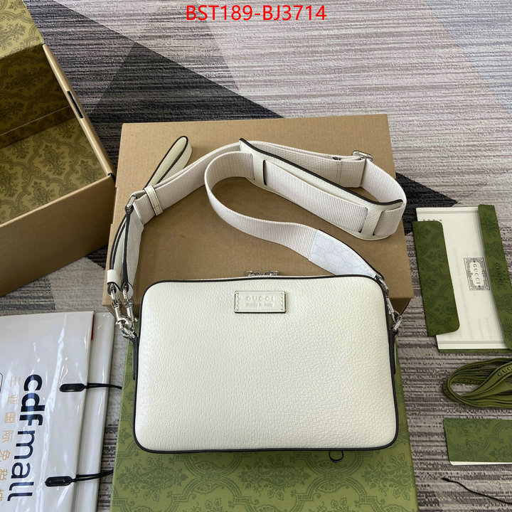 Gucci Bags(TOP)-Crossbody- perfect quality designer replica ID: BJ3714 $: 189USD,