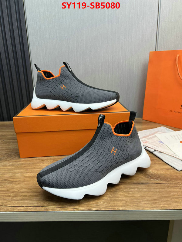 Men Shoes-Hermes top perfect fake ID: SB5080 $: 119USD