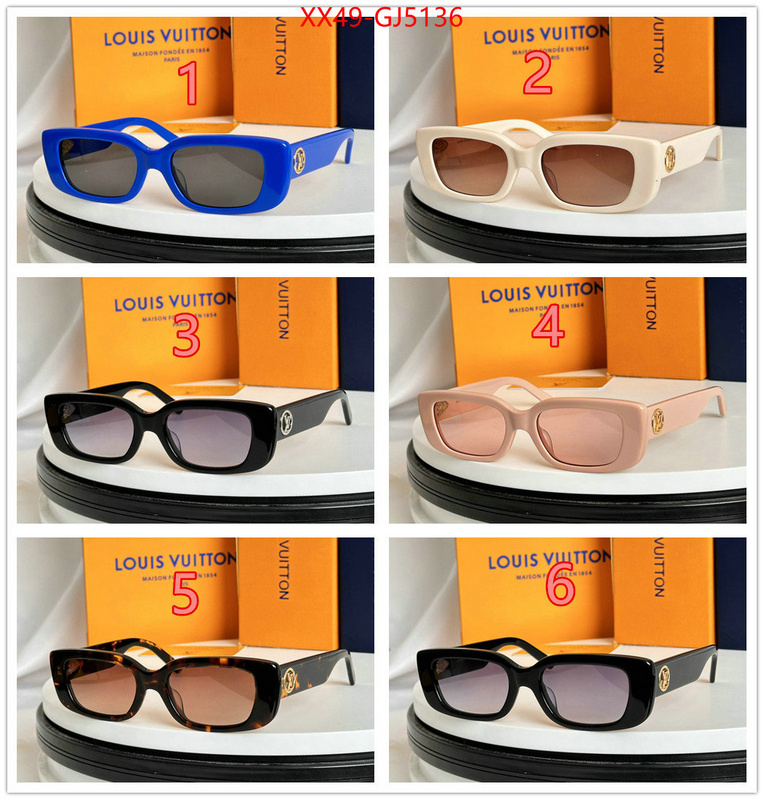 Glasses-LV best quality fake ID: GJ5136 $: 49USD