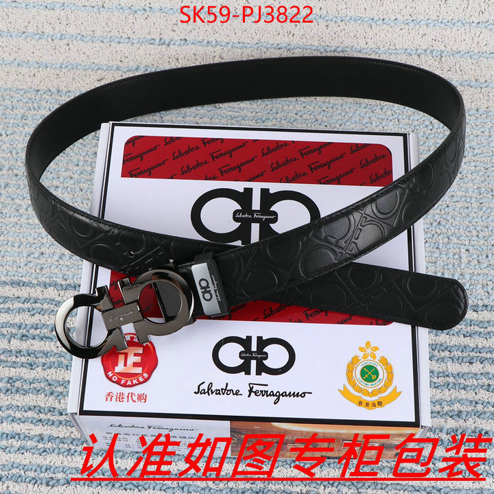 Belts-Ferragamo wholesale designer shop ID: PJ3822 $: 59USD