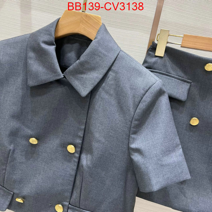 Clothing-Gucci designer high replica ID: CV3138 $: 139USD