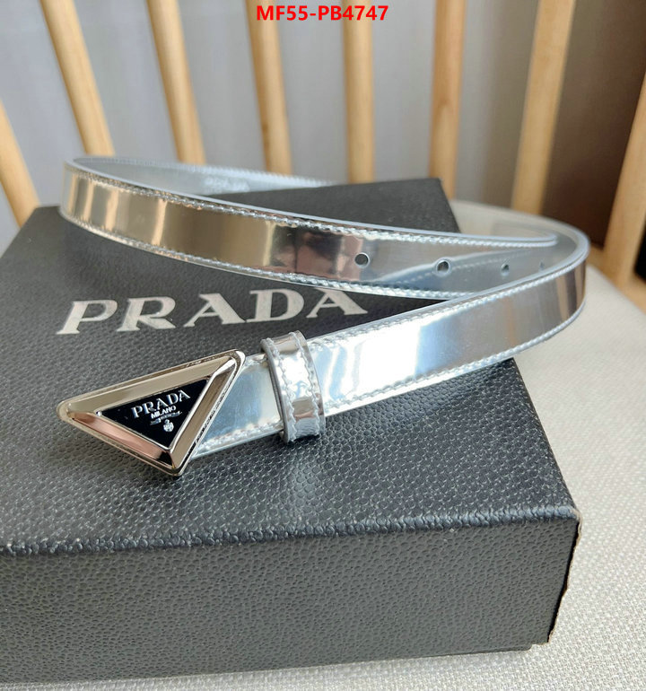 Belts-Prada 7 star quality designer replica ID: PB4747 $: 55USD