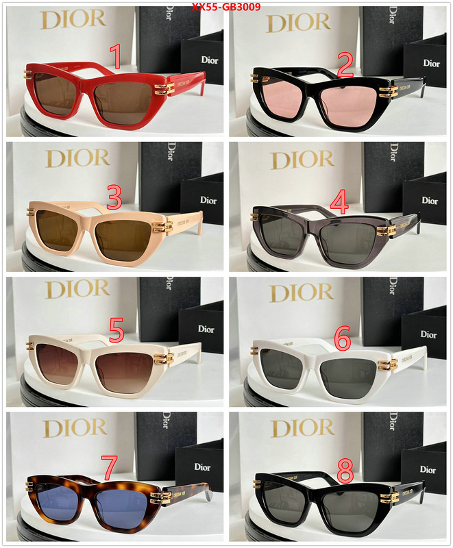 Glasses-Dior perfect replica ID: GB3009 $: 55USD