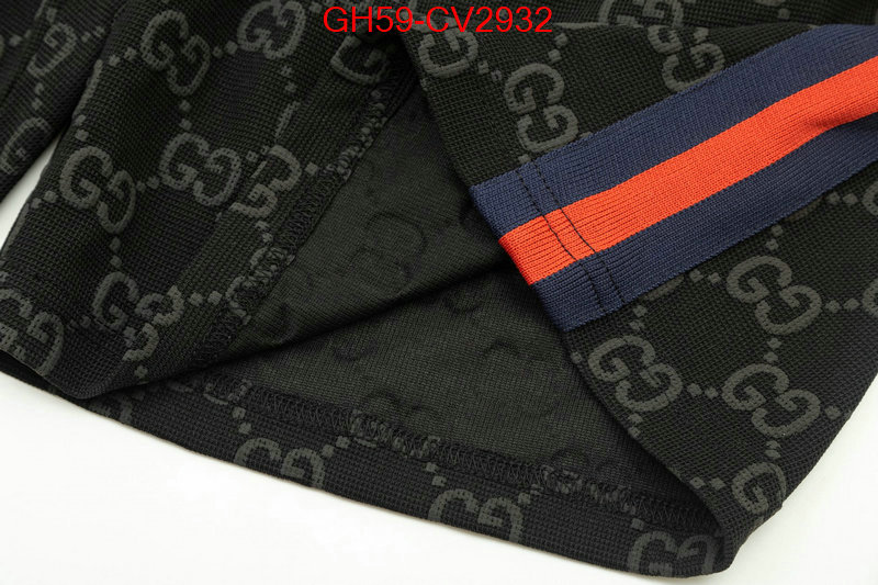 Clothing-Gucci wholesale replica shop ID: CV2932 $: 59USD