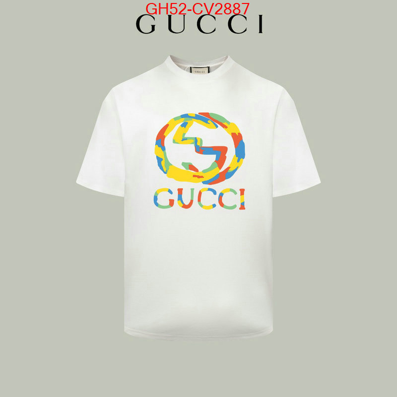 Clothing-Gucci can you buy knockoff ID: CV2887 $: 52USD