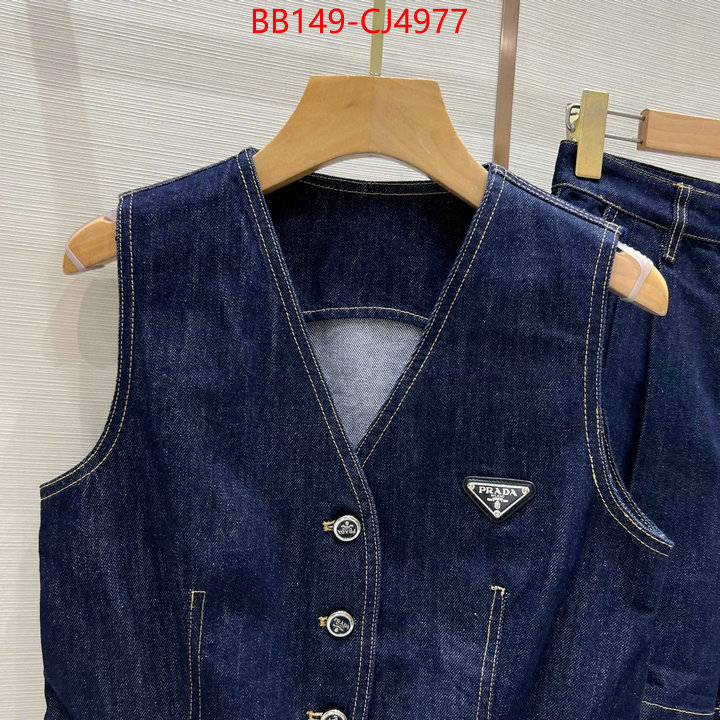 Clothing-Prada 2024 luxury replicas ID: CJ4977 $: 149USD