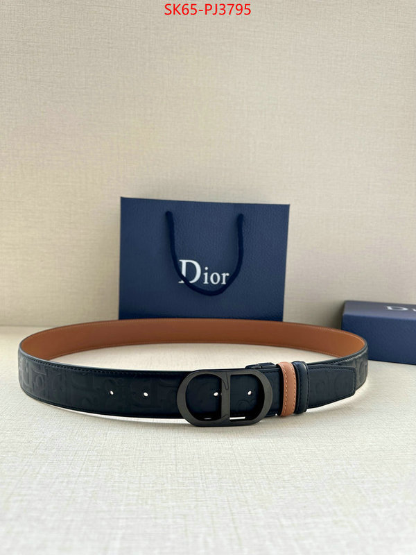 Belts-Dior top fake designer ID: PJ3795 $: 65USD