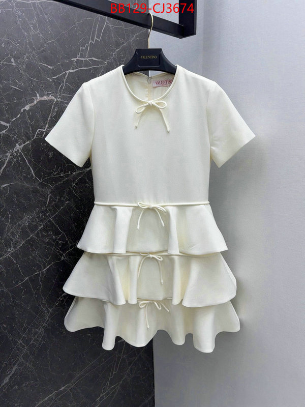 Clothing-Valentino top designer replica ID: CJ3674 $: 129USD