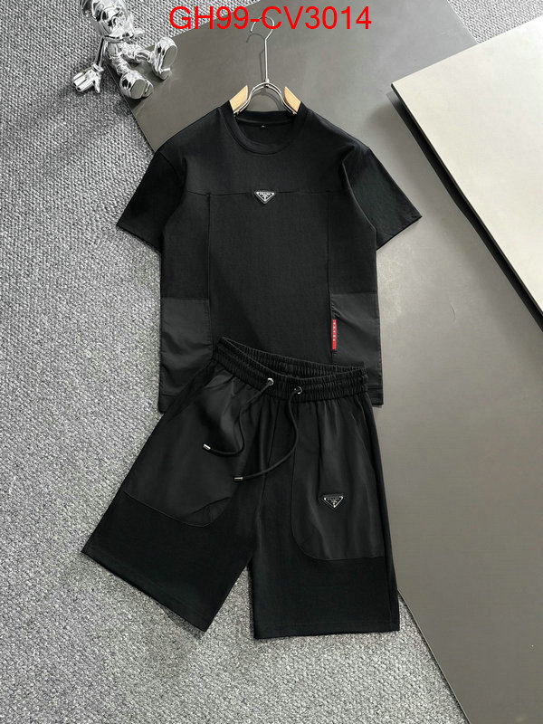 Clothing-Prada designer wholesale replica ID: CV3014 $: 99USD