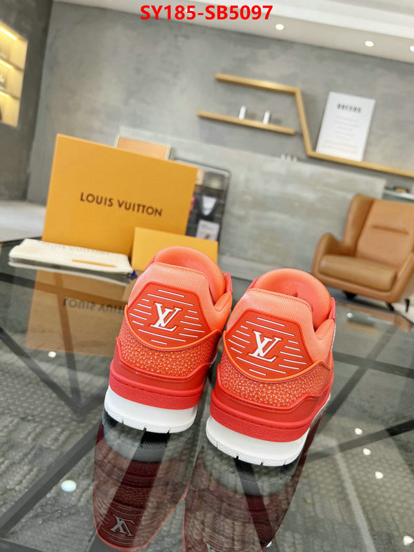 Men Shoes-LV top perfect fake ID: SB5097 $: 185USD