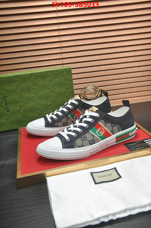 Men Shoes-Gucci fake aaaaa ID: SB5033 $: 109USD