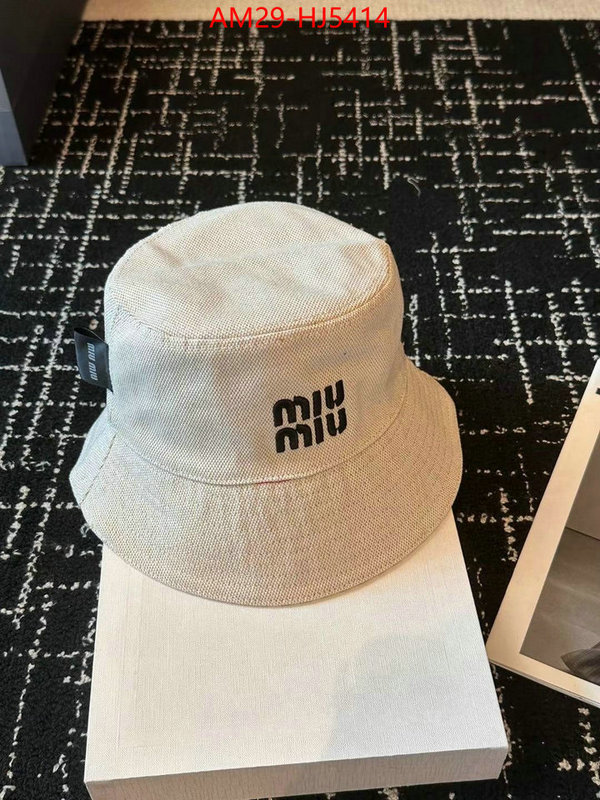 Cap(Hat)-Miu Miu wholesale imitation designer replicas ID: HJ5414 $: 29USD