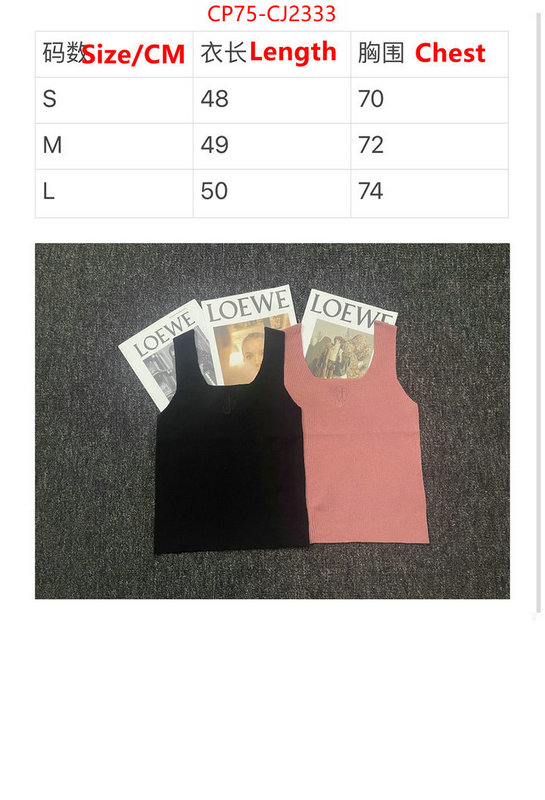 Clothing-JW Anderson buy sell ID: CJ2333 $: 75USD