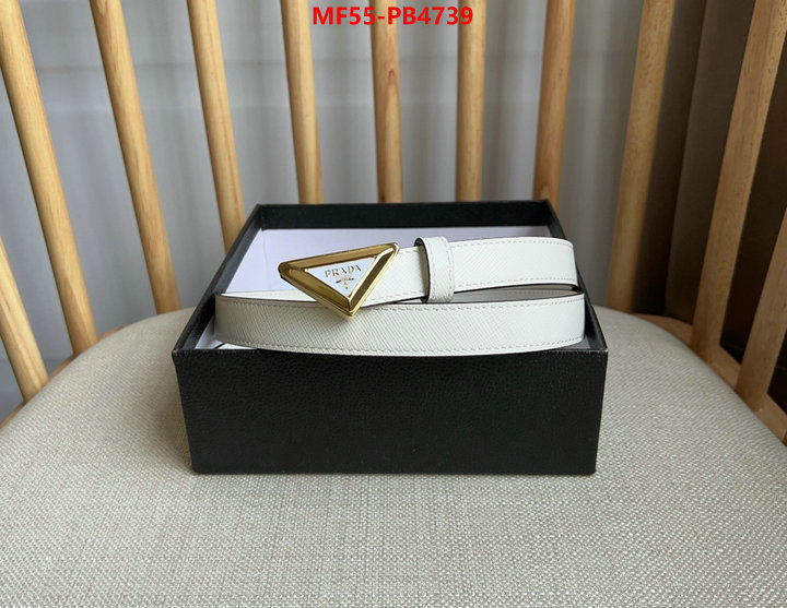 Belts-Prada 1:1 replica ID: PB4739 $: 55USD