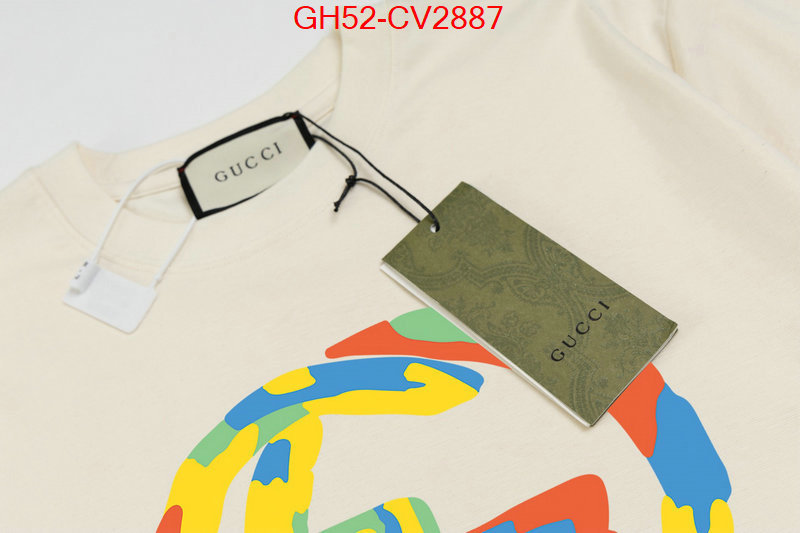 Clothing-Gucci can you buy knockoff ID: CV2887 $: 52USD