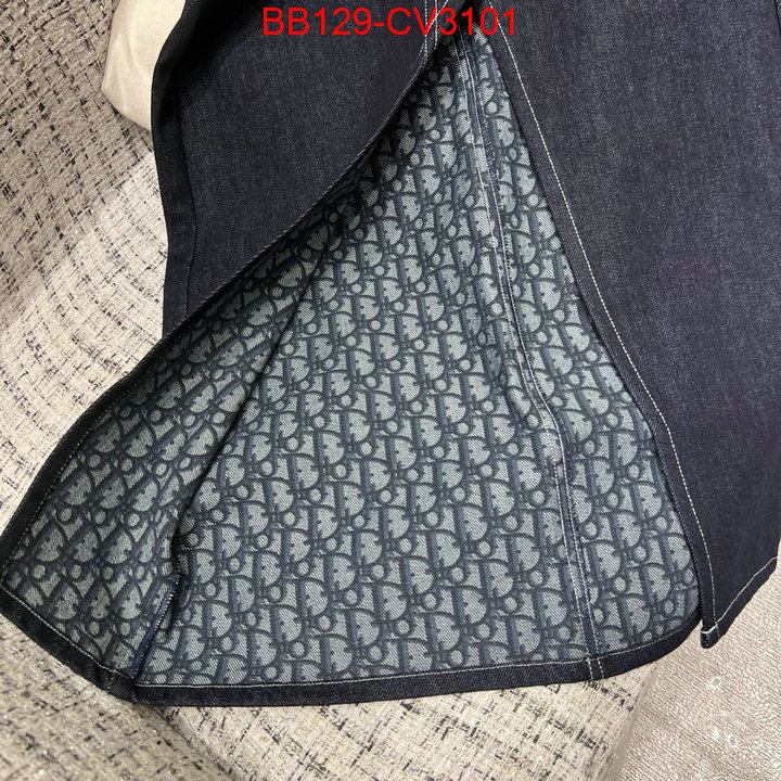 Clothing-Dior top quality fake ID: CV3101 $: 129USD