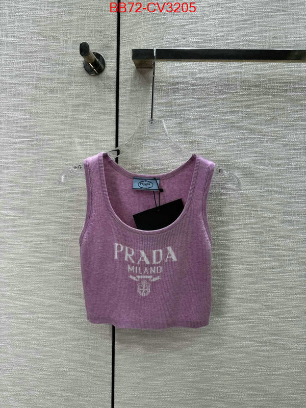 Clothing-Prada shop designer replica ID: CV3205 $: 72USD