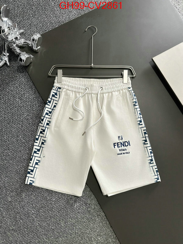 Clothing-Fendi brand designer replica ID: CV2861 $: 99USD