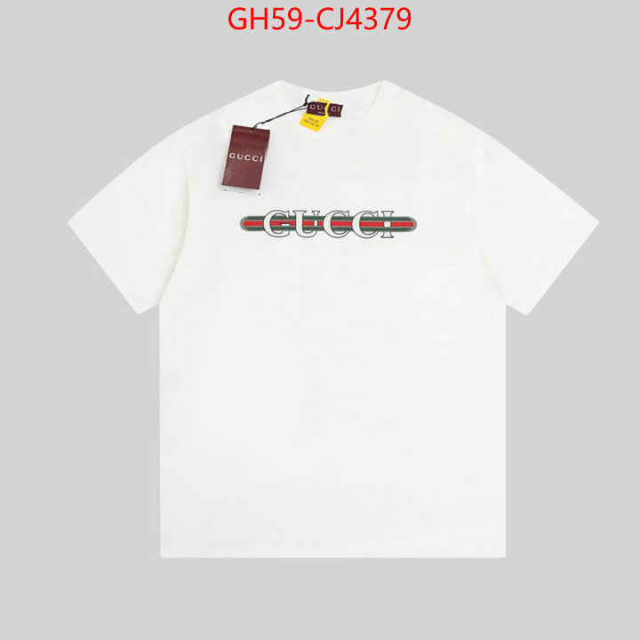 Clothing-Gucci aaaaa+ replica designer ID: CJ4379 $: 59USD