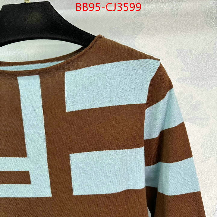 Clothing-Fendi best quality designer ID: CJ3599 $: 95USD
