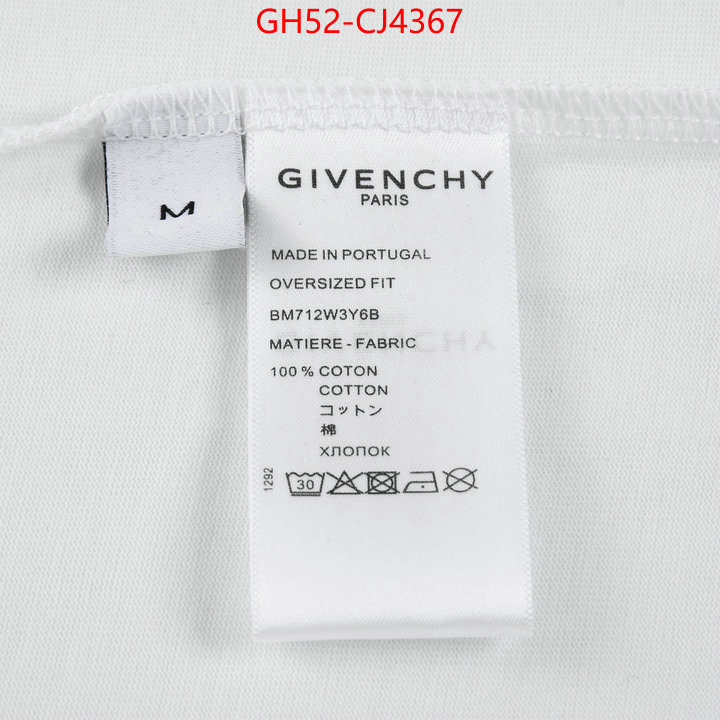 Clothing-Givenchy replica for cheap ID: CJ4367 $: 52USD