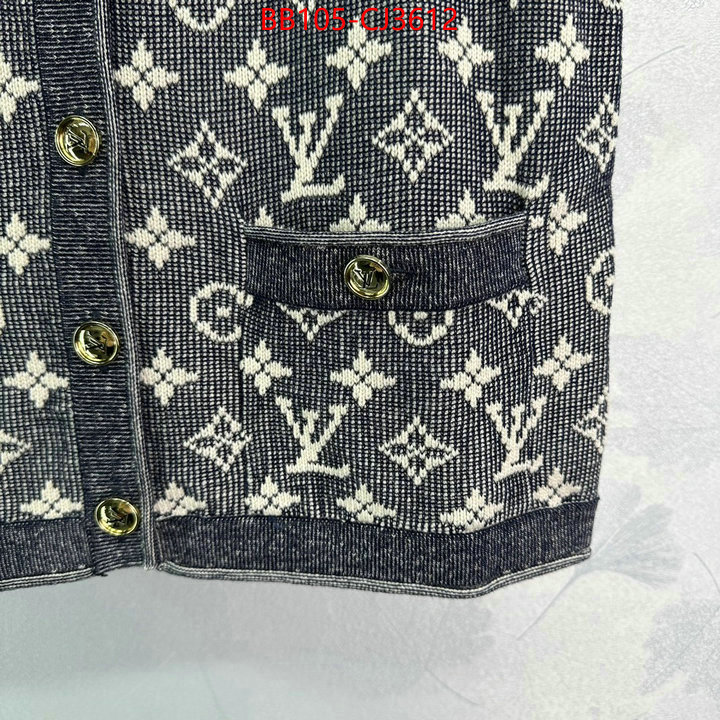 Clothing-LV top grade ID: CJ3612 $: 105USD