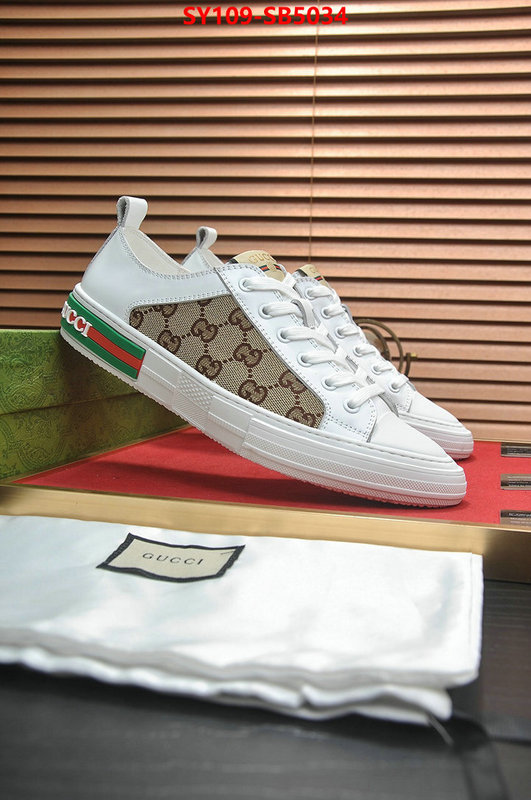 Men Shoes-Gucci what 1:1 replica ID: SB5034 $: 109USD