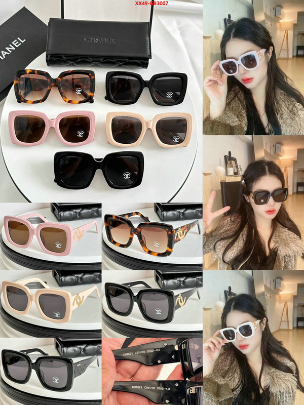 Glasses-Chanel fashion designer ID: GB3007 $: 49USD