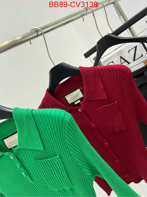 Clothing-Gucci buy best quality replica ID: CV3139 $: 89USD