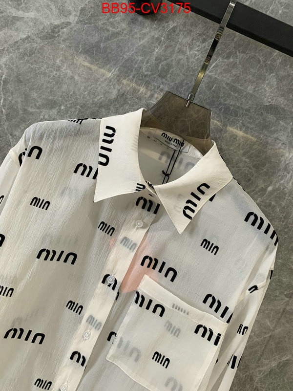 Clothing-MIU MIU designer 1:1 replica ID: CV3175 $: 95USD