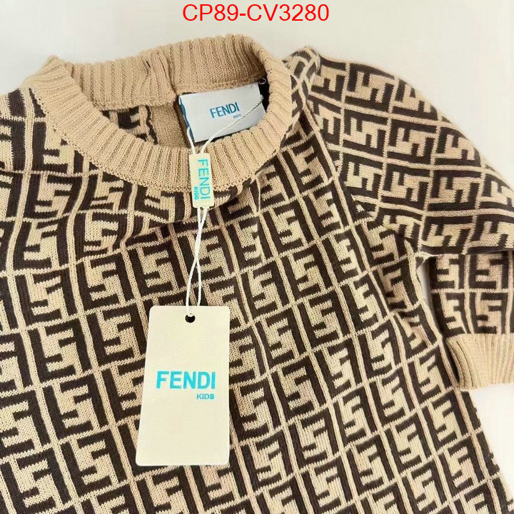 Kids clothing-Fendi outlet 1:1 replica ID: CV3280 $: 89USD