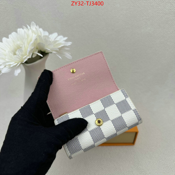 LV Bags(4A)-Wallet what ID: TJ3400 $: 32USD,