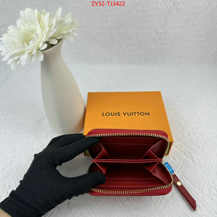 LV Bags(4A)-Wallet how to find designer replica ID: TJ3422 $: 32USD,