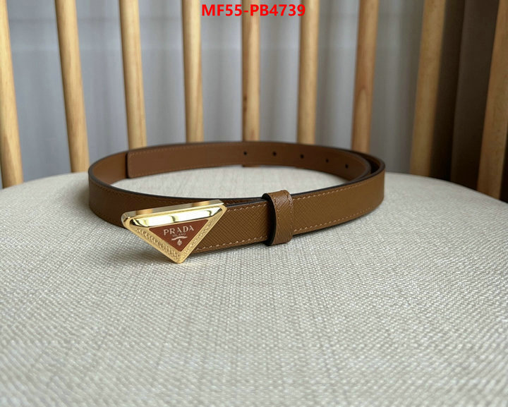 Belts-Prada 1:1 replica ID: PB4739 $: 55USD