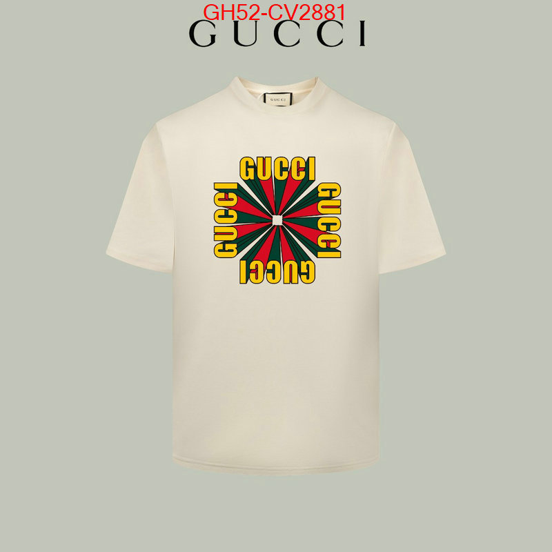 Clothing-Gucci the top ultimate knockoff ID: CV2881 $: 52USD
