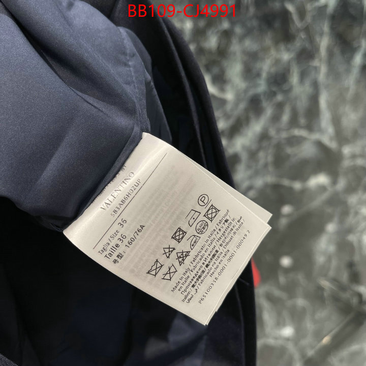 Clothing-Valentino the highest quality fake ID: CJ4991 $: 109USD