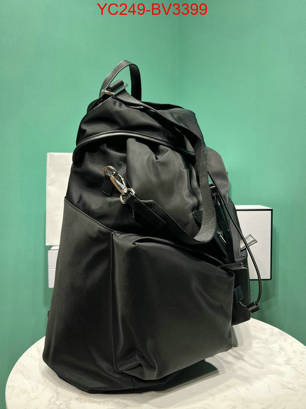 Prada Bags(TOP)-Backpack- buy 1:1 ID: BV3399 $: 249USD,