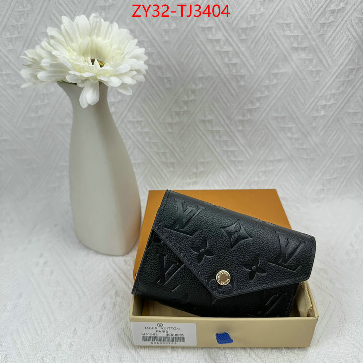 LV Bags(4A)-Wallet fake aaaaa ID: TJ3404 $: 32USD,