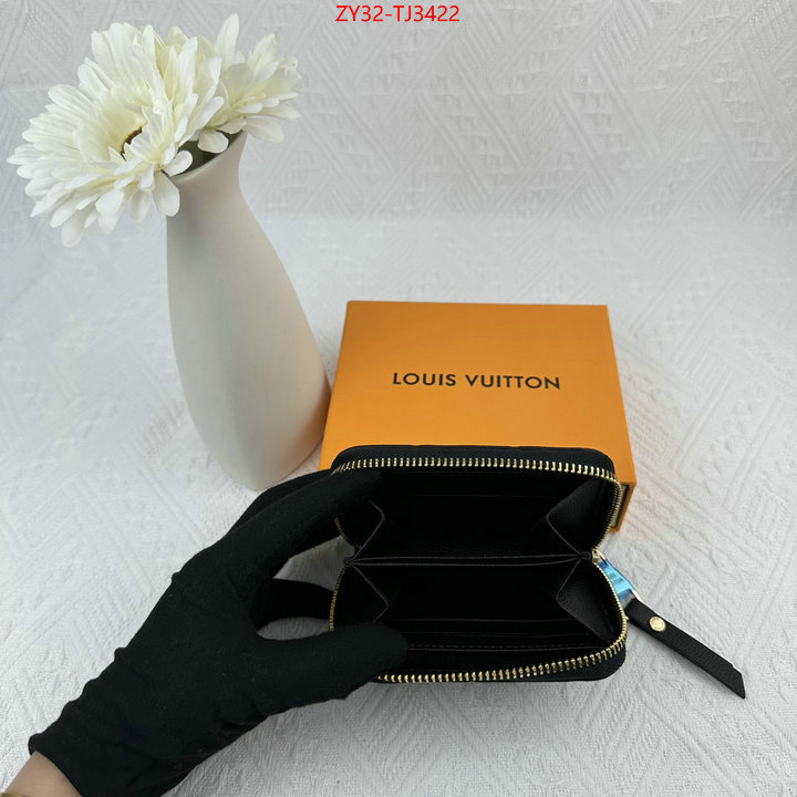 LV Bags(4A)-Wallet how to find designer replica ID: TJ3422 $: 32USD,