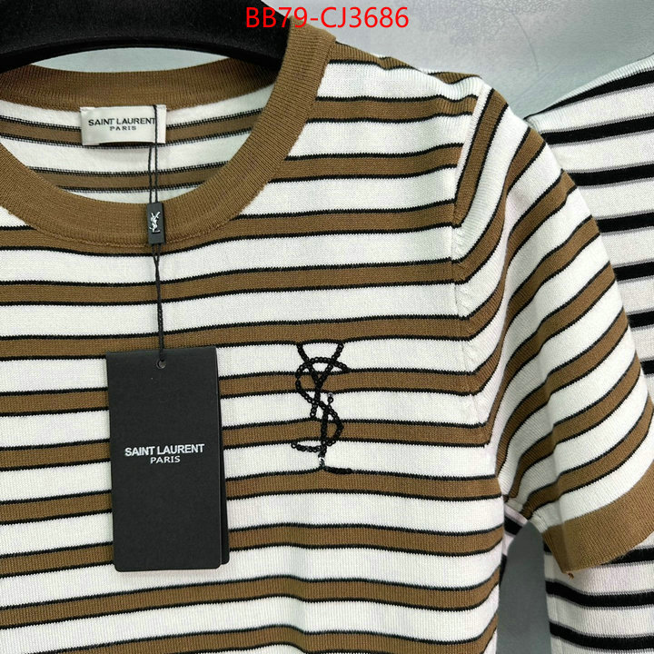 Clothing-YSL wholesale 2024 replica ID: CJ3686 $: 79USD