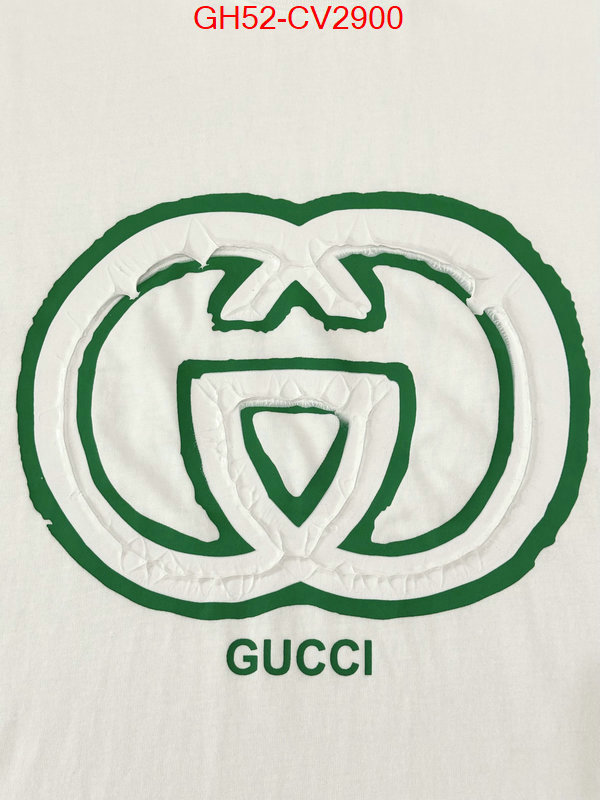 Clothing-Gucci designer replica ID: CV2900 $: 52USD