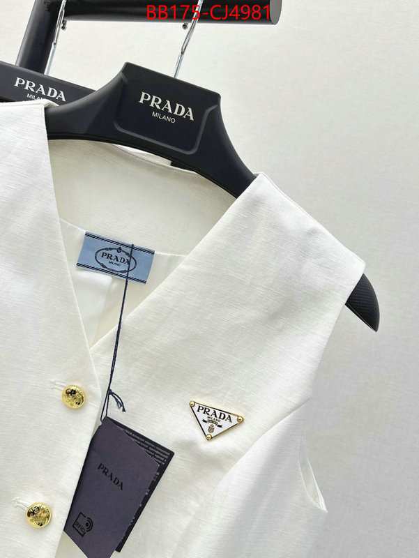 Clothing-Prada fake designer ID: CJ4981 $: 175USD