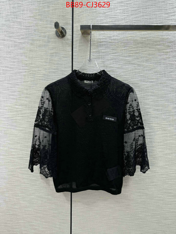 Clothing-MIU MIU best wholesale replica ID: CJ3629 $: 89USD