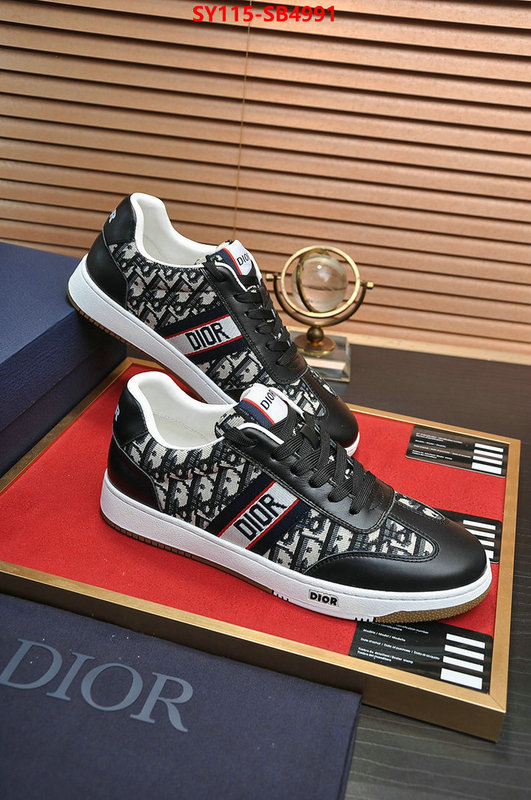 Men shoes-Dior fake designer ID: SB4991 $: 115USD