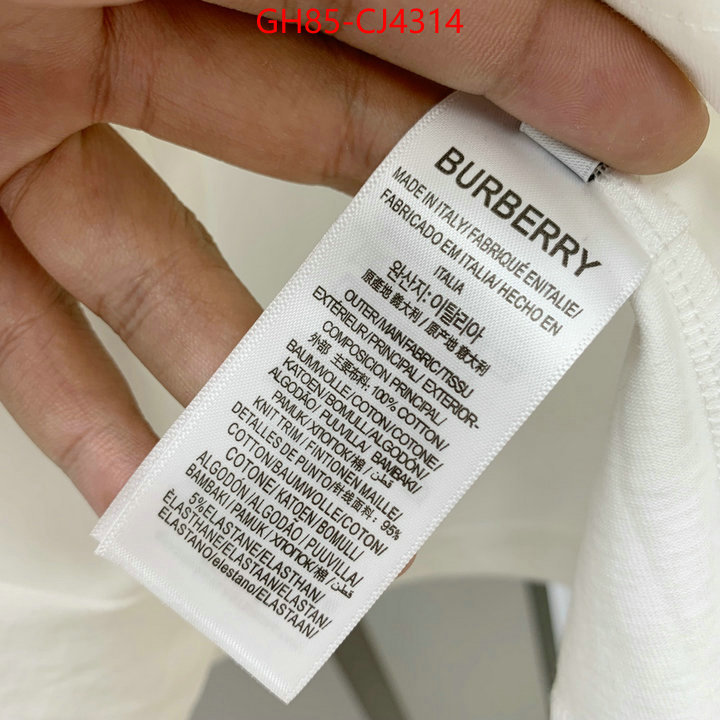 Clothing-Burberry replica designer ID: CJ4314 $: 85USD
