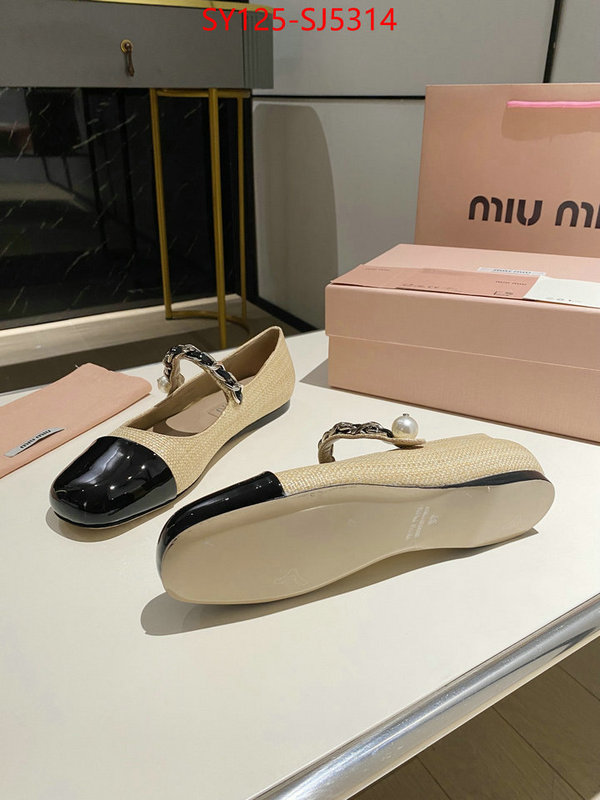 Women Shoes-Miu Miu unsurpassed quality ID: SJ5314 $: 125USD