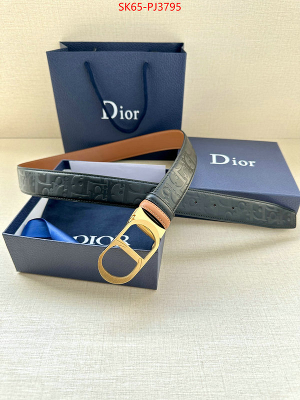 Belts-Dior top fake designer ID: PJ3795 $: 65USD